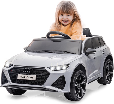 Coche Infantil Ride-on Audi RS 6 2,4GHz Gris 12V